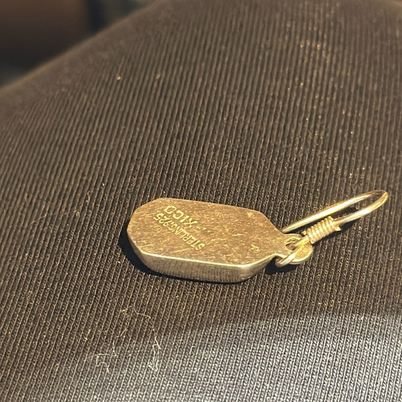 Sterling Silver and Black Onyx Earrings. - Picture 5 of 5